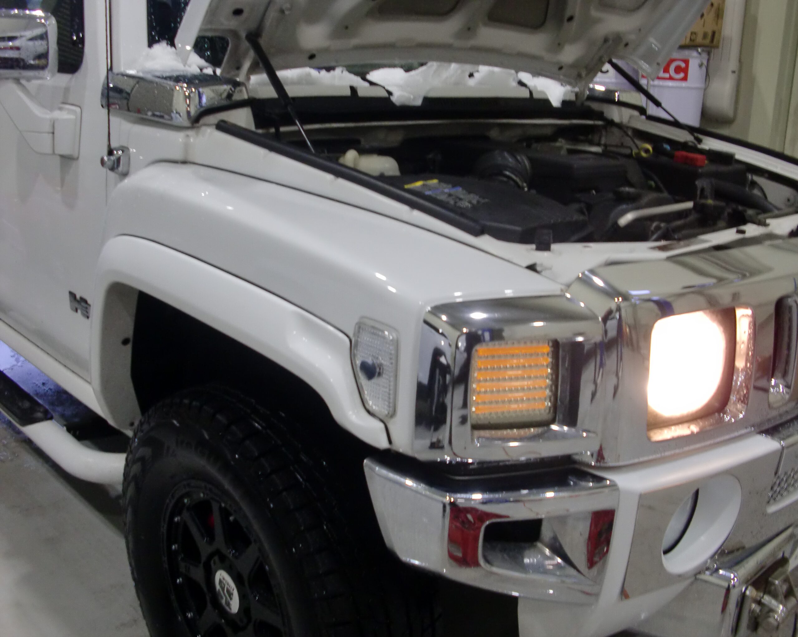 ハマーH3　オーバーヒート修理