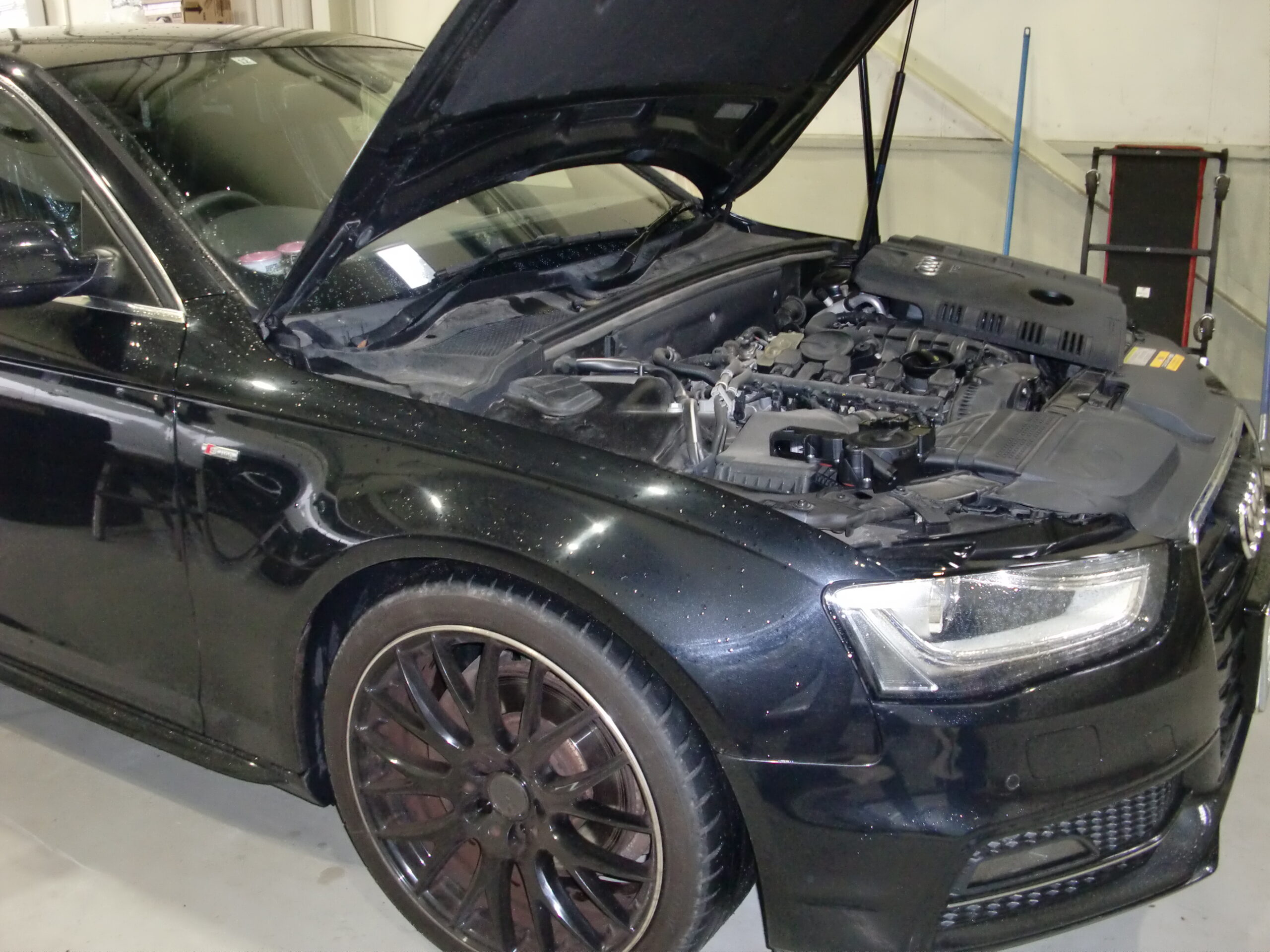 Audi A4 8K エキゾースト警告灯点灯